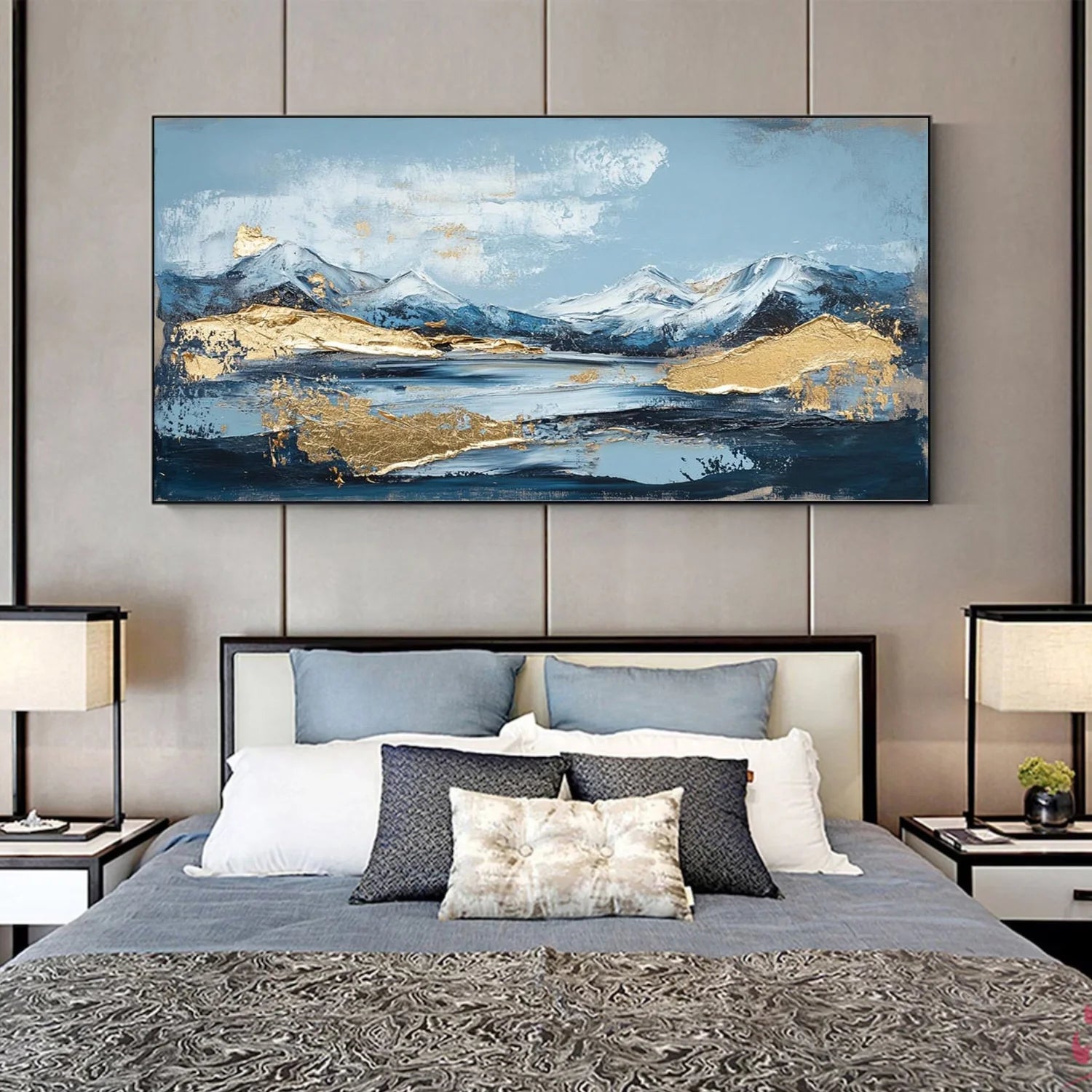 Minimalist Mountain Canvas Art #MM387