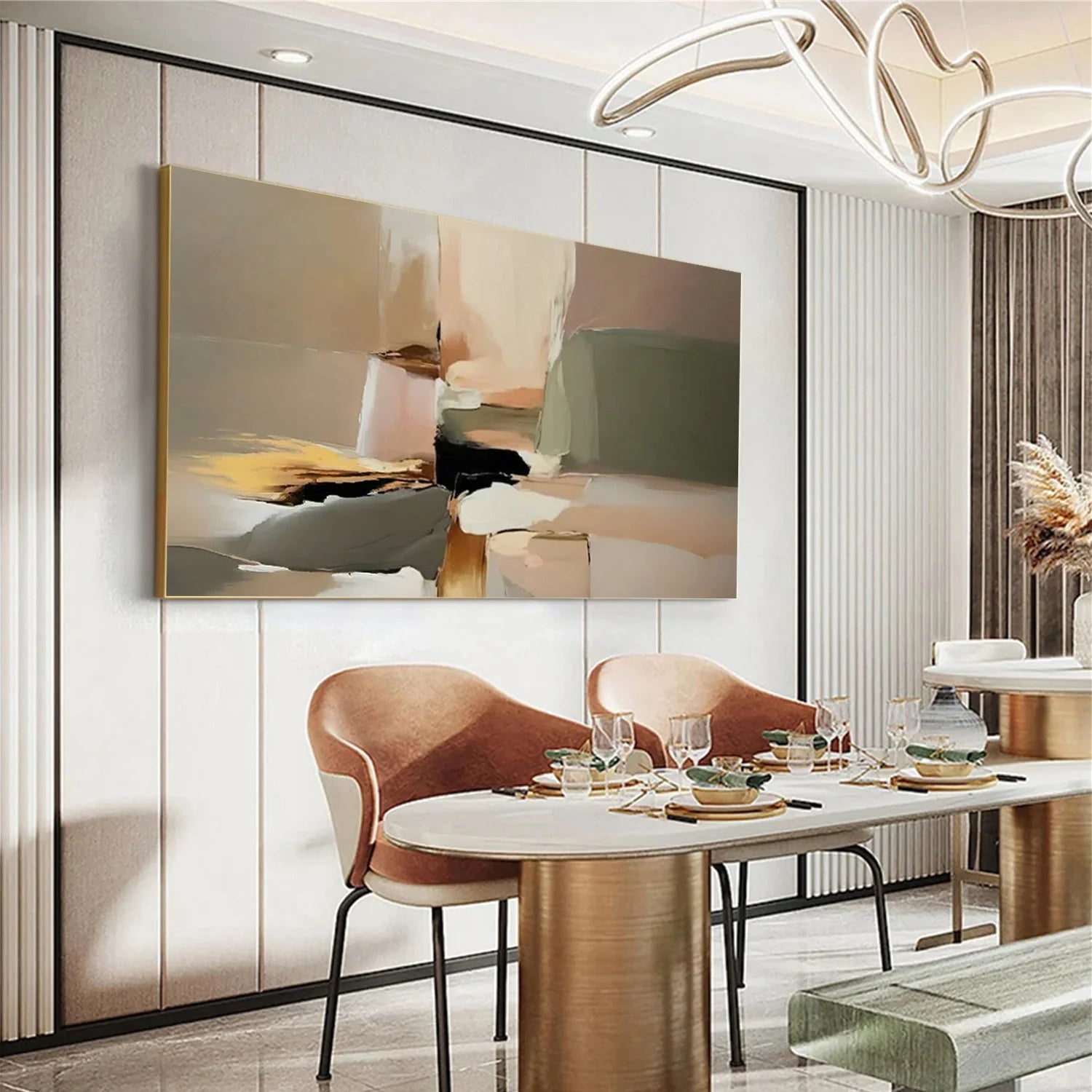 Abstract Canvas Art #WS652