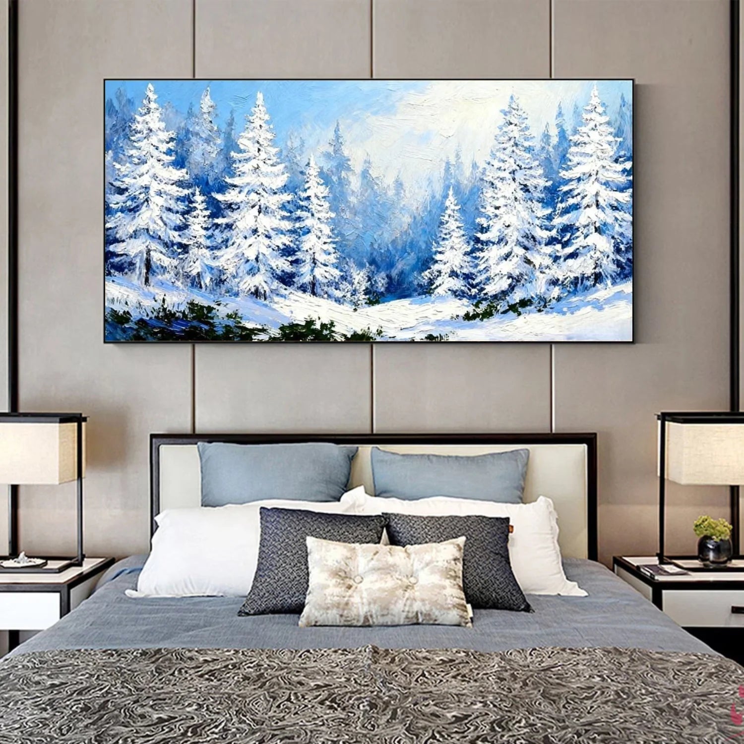 Flower & Tree Abstract Wall Art #ML182