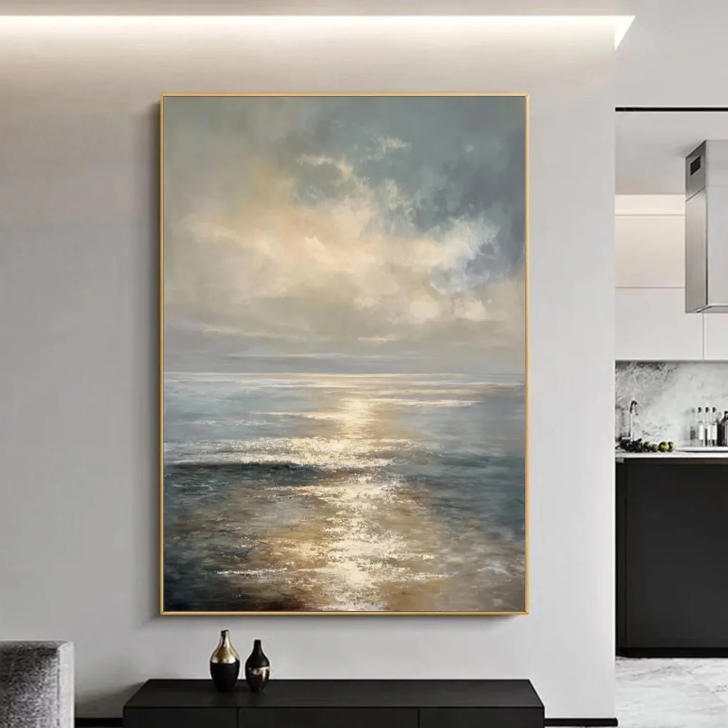 Sea & Sky Abstract Wall Art #MS188