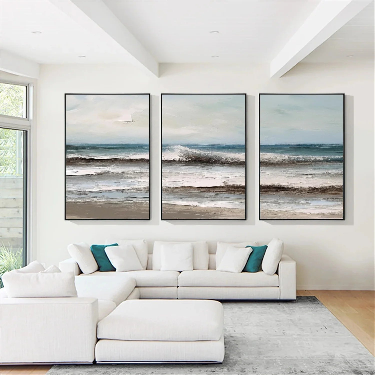 Sea & Sky Textured Art Set of 3 #MS109