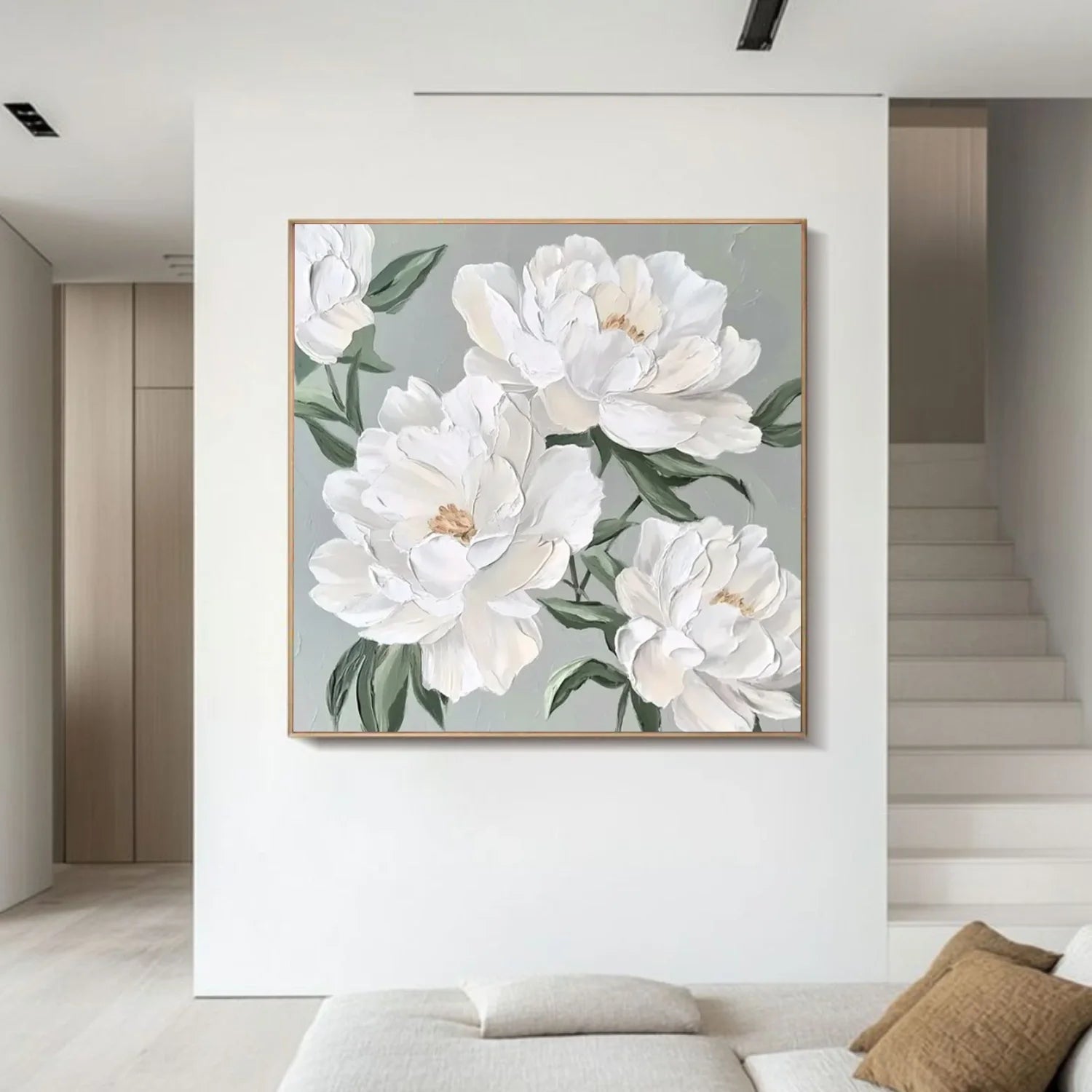 Flower & Tree Abstract Textured Wall Art #ML235