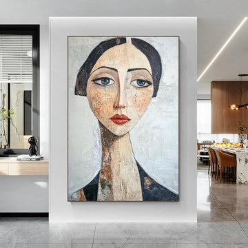 Abstract Portrait Wall Art #AP104