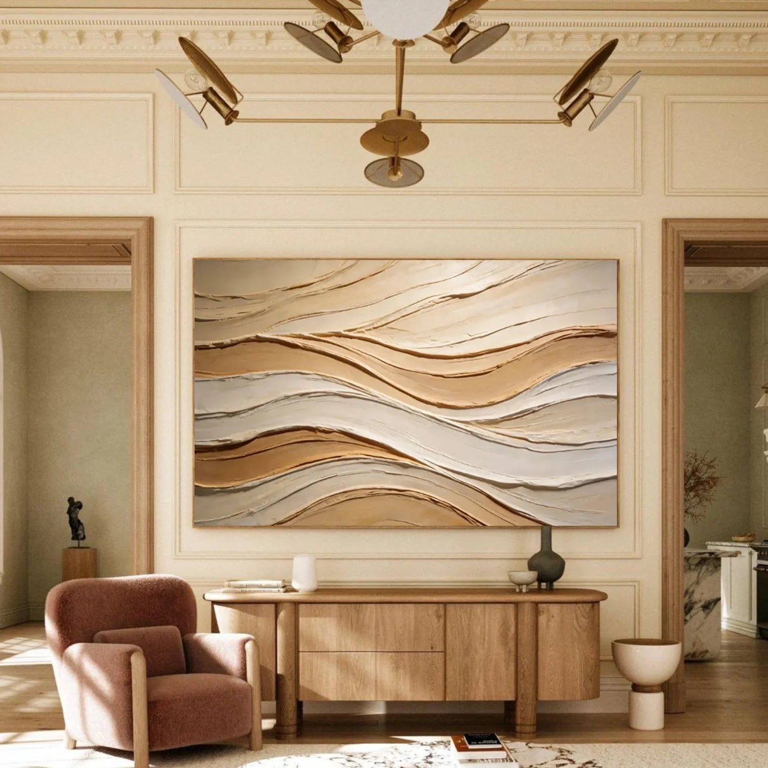 Minimalist Textured Canvas Art #MM371