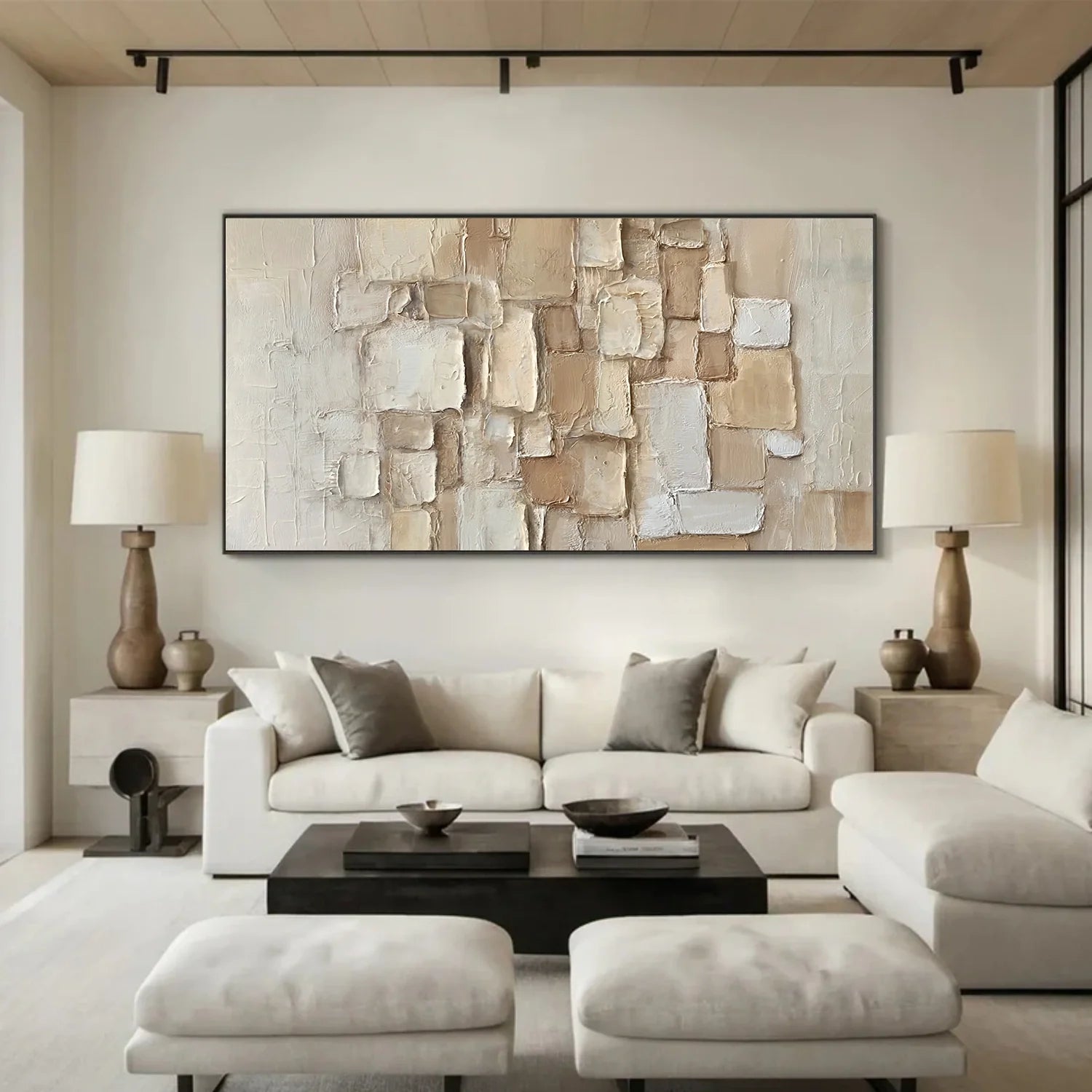 Abstract Textured Canvas Art #WS820