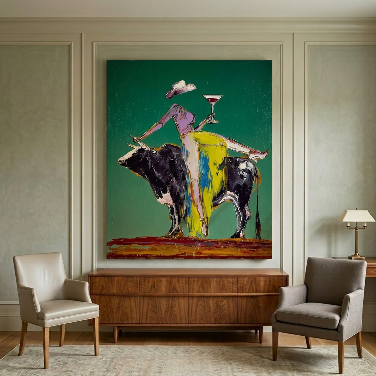 Vintage Americana Art #VA057