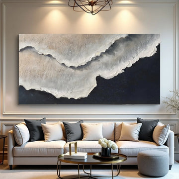 Sea & Sky Abstract Textured Wall Art #MS272