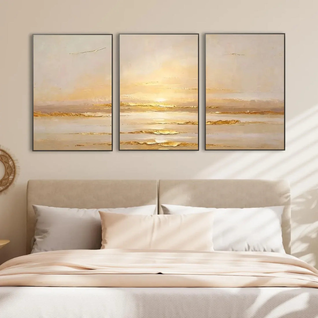 Sea & Sky Abstract Wall Art Set of 3 #MS258