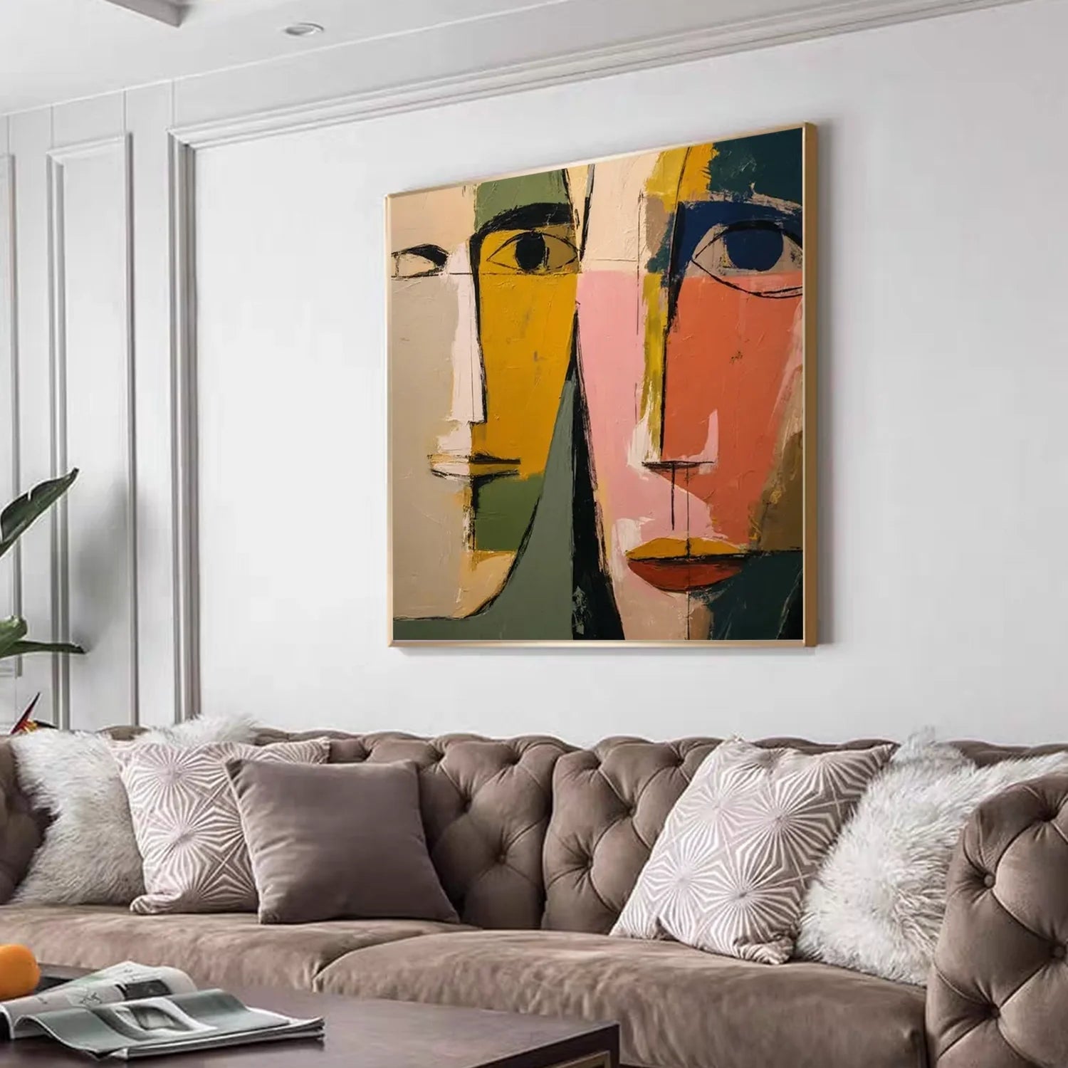 Abstract Portrait Wall Art #AP068
