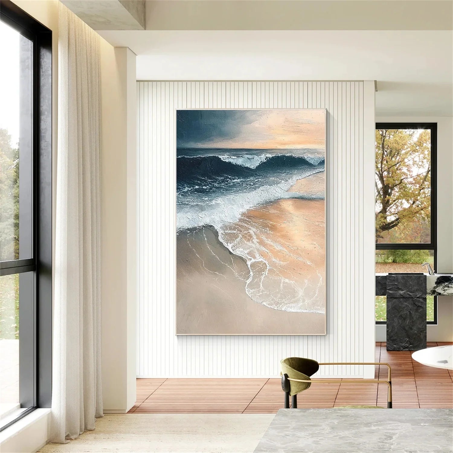 Sea & Sky Abstract Wall Art #MS268