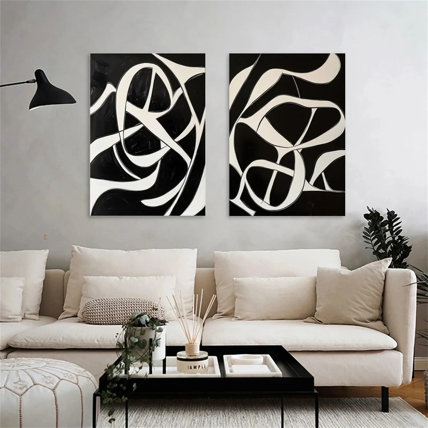 Abstract Tranquility Set of 2 #WS557