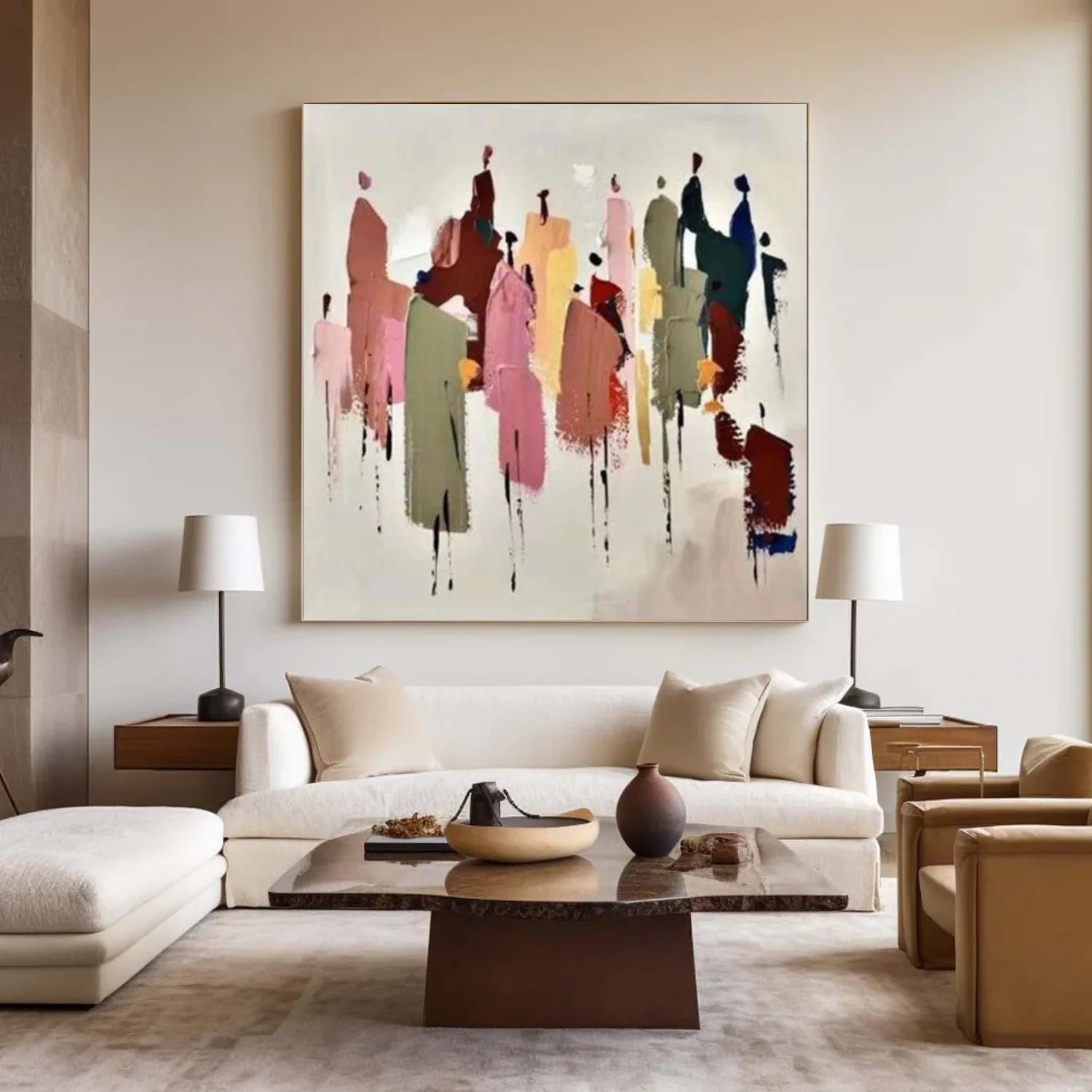 Abstract Portrait Wall Art #AP083