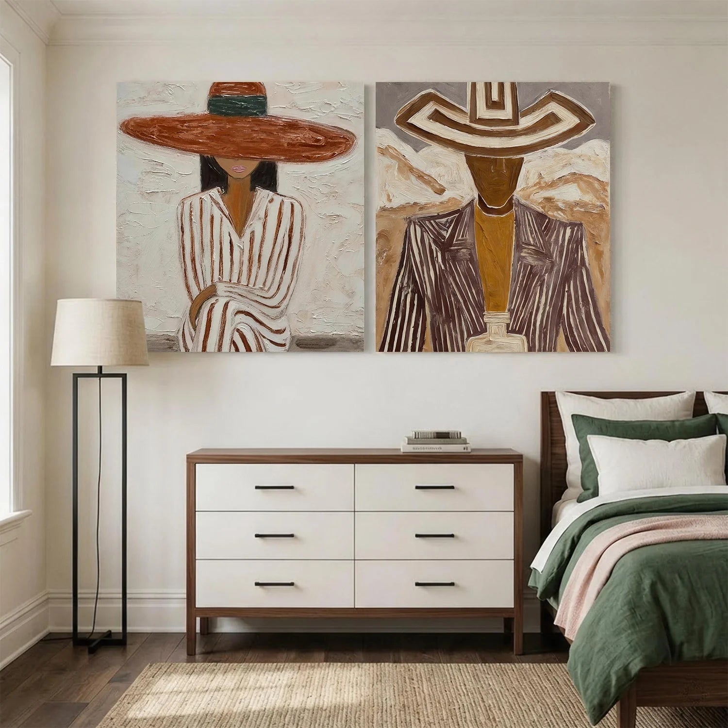 Vintage Americana Art Set of 2 #VA027