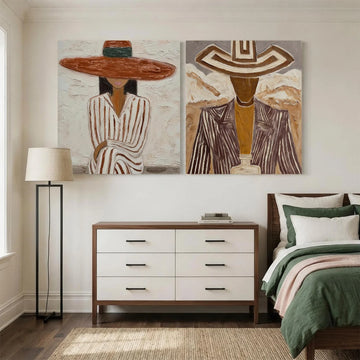 Vintage Americana Art Set of 2 #VA027