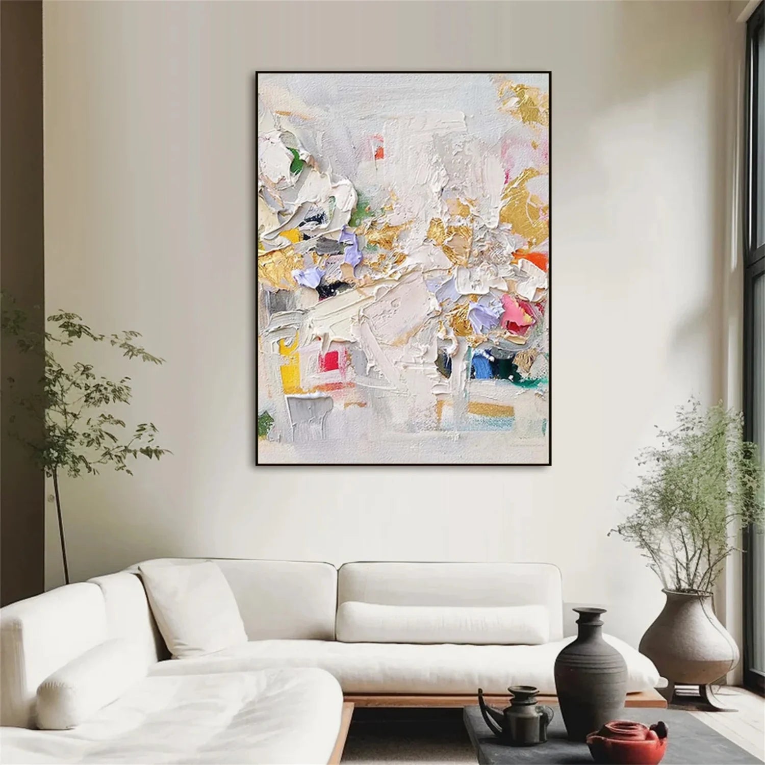 Abstract Textured Canvas Art #WS944