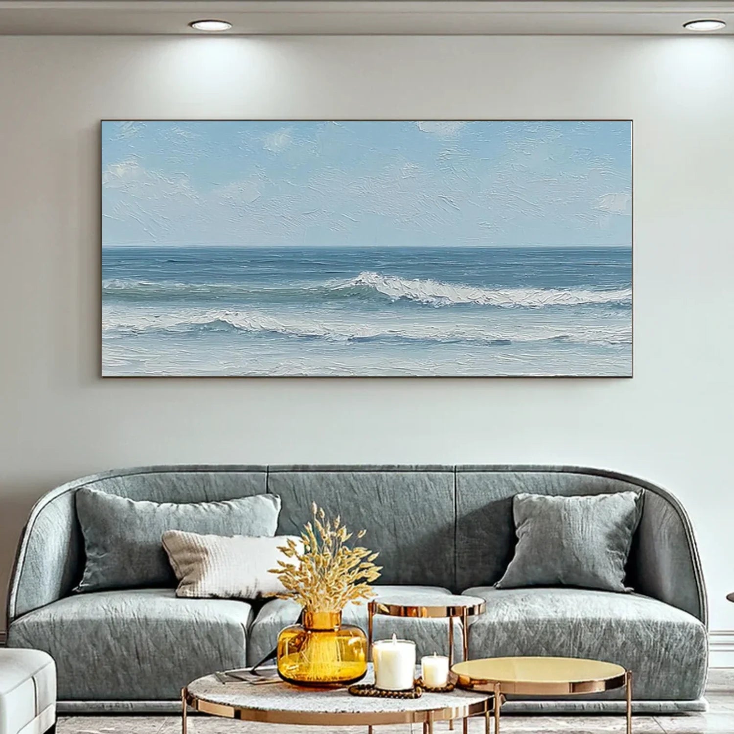 Sea & Sky Abstract Wall Art #MS255