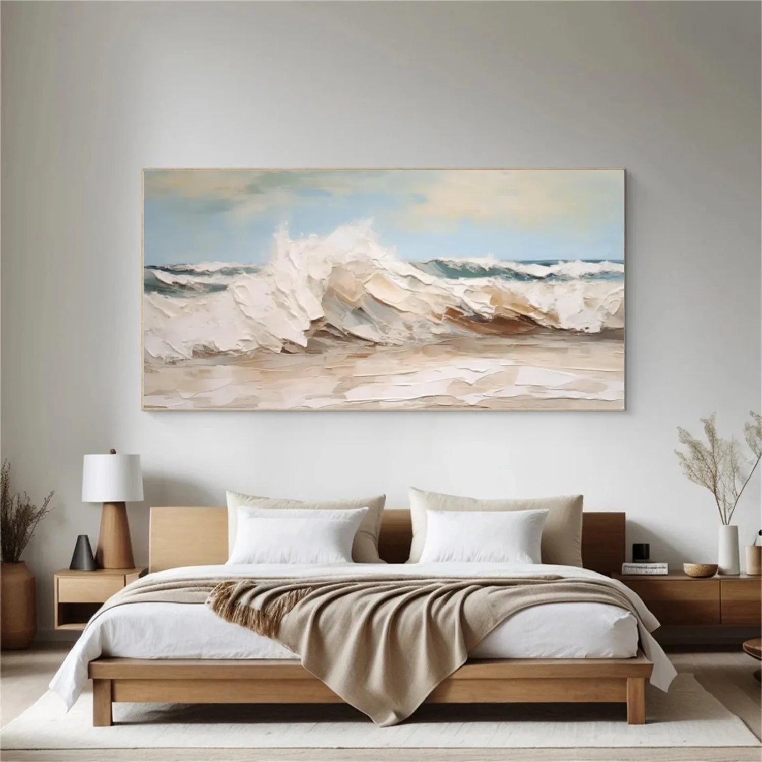 Sea & Sky Abstract Textured Wall Art #MS138