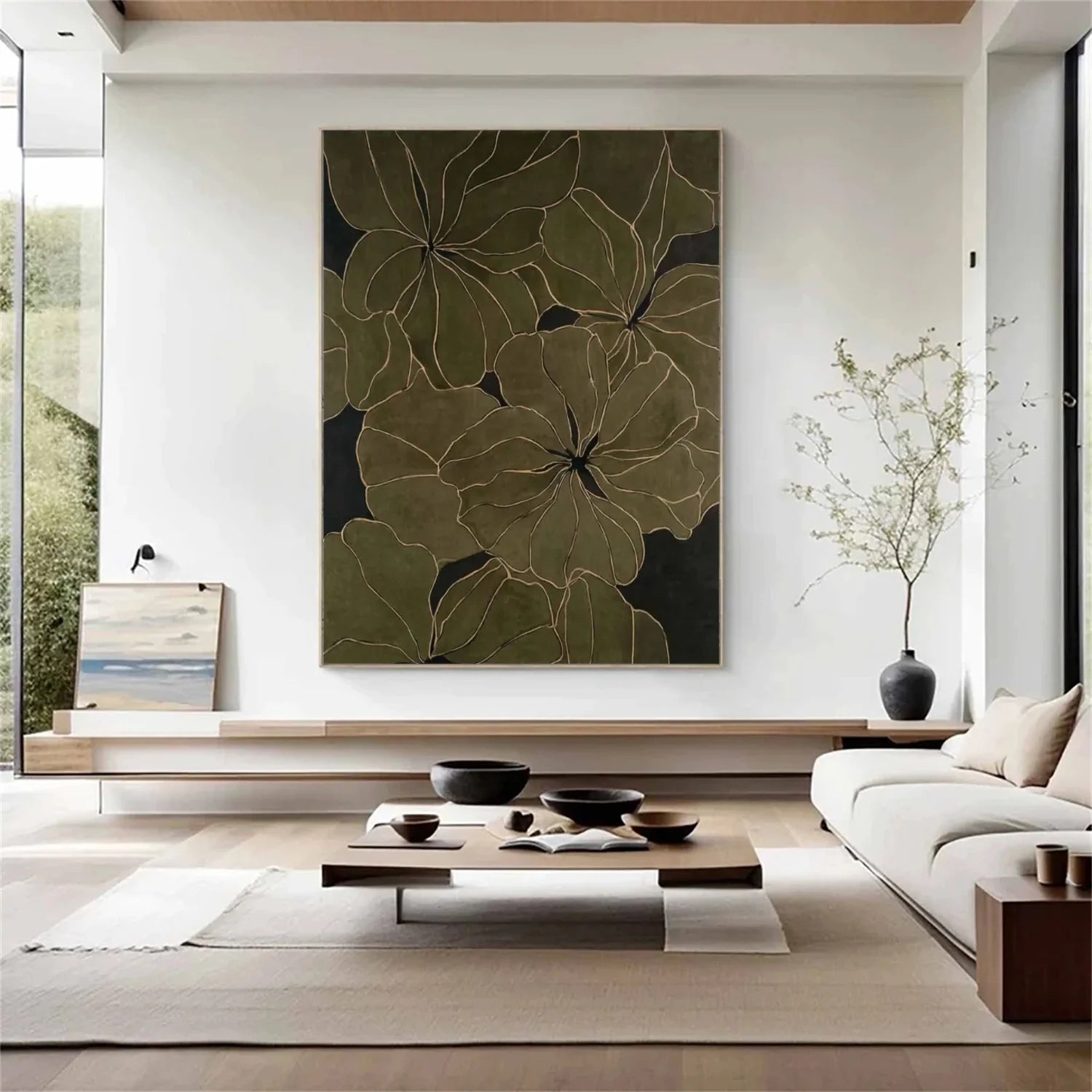 Flower & Tree Abstract Wall Art #ML197