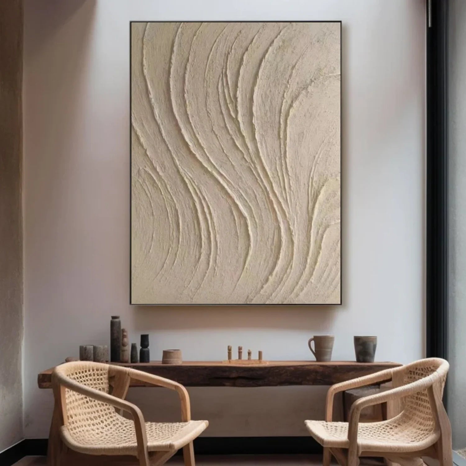Minimalist Textured Canvas Art #MM375