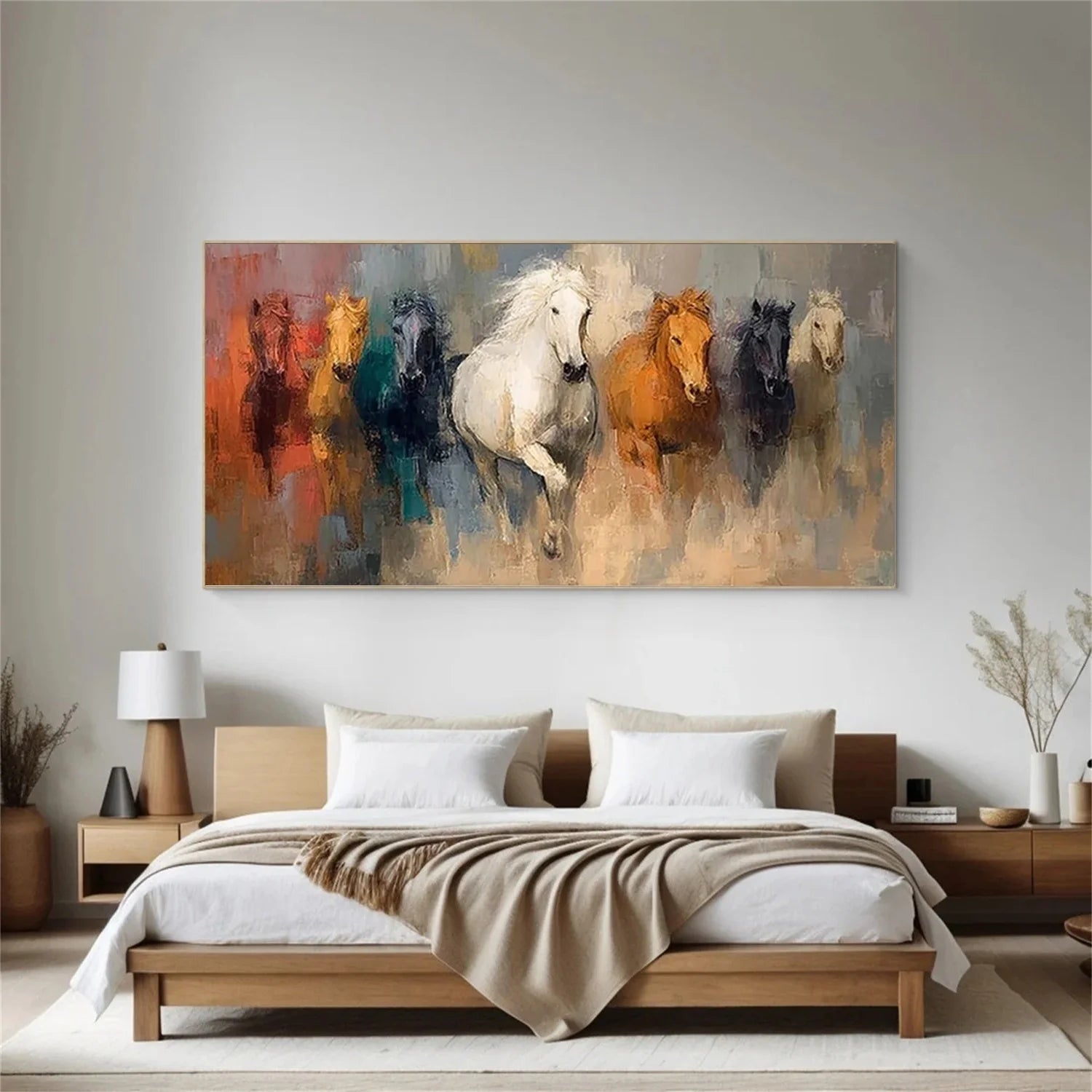 Abstract Animal Horse Wall Art #AL186