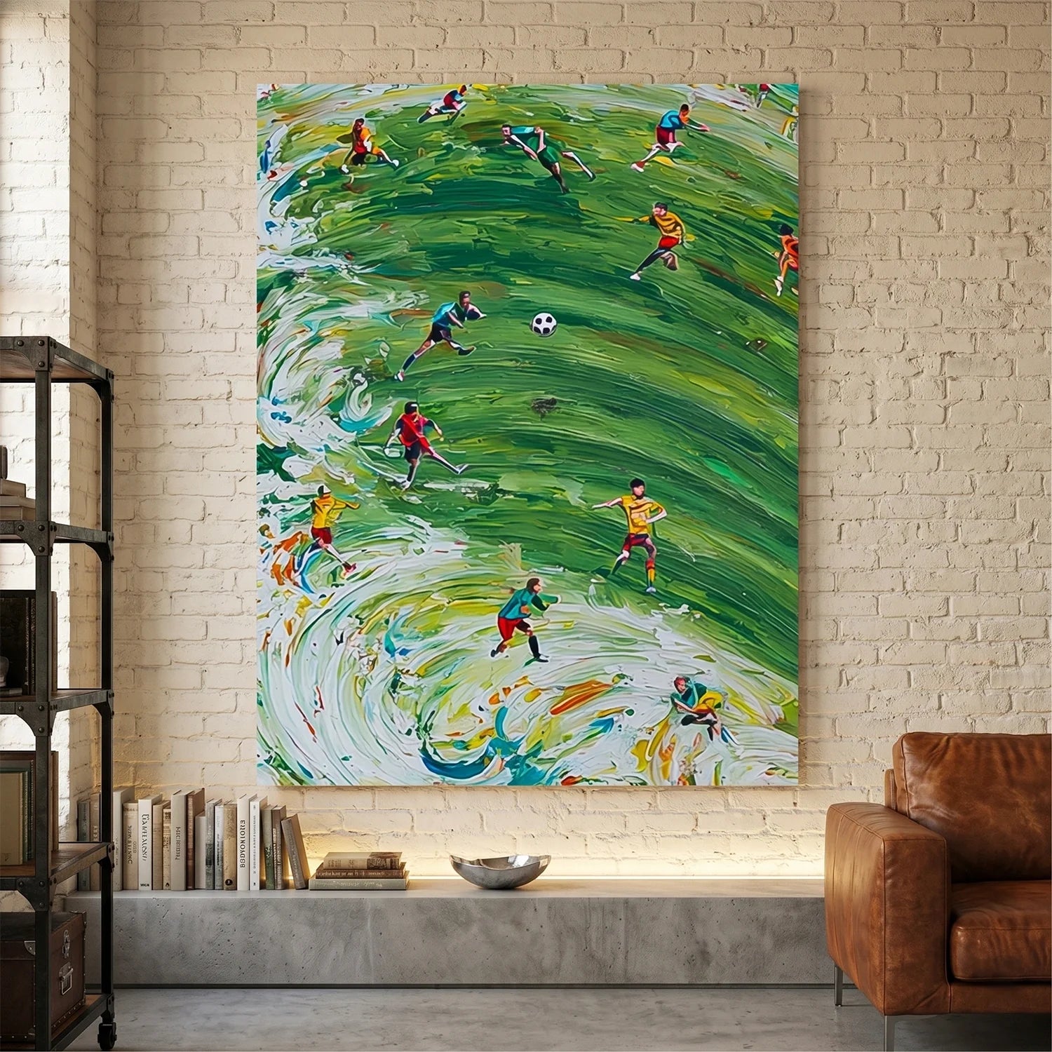 Football Sport Textured Wall Art #SA095