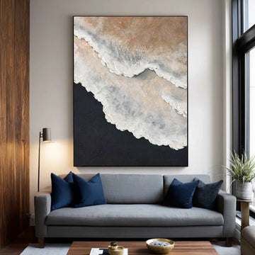 Sea & Sky Abstract Textured Wall Art #MS270
