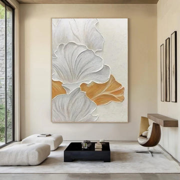 Flower & Tree Abstract Textured Wall Art #ML230