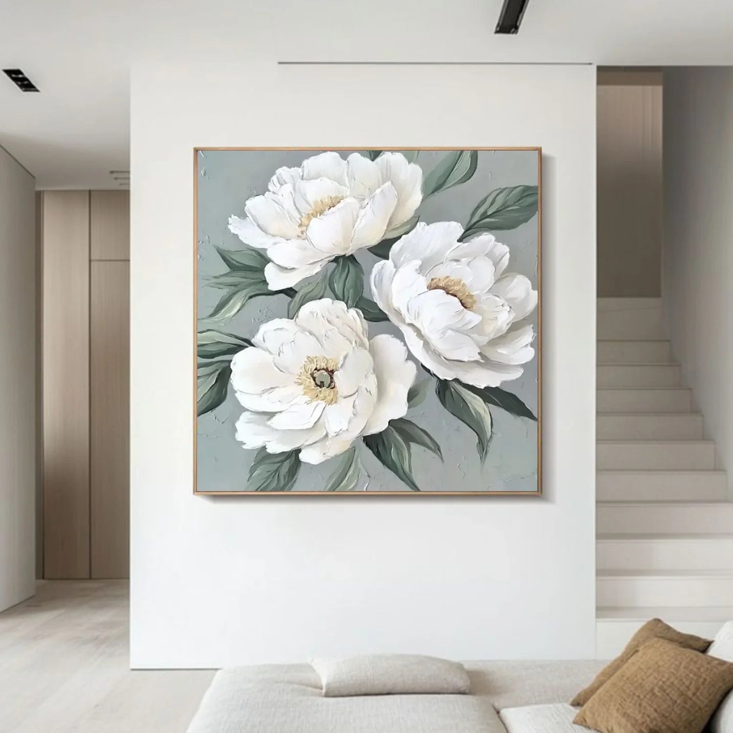Flower & Tree Abstract Textured Wall Art #ML236