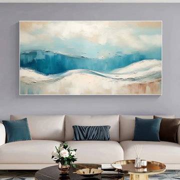 Sea & Sky Abstract Textured Wall Art #MS180