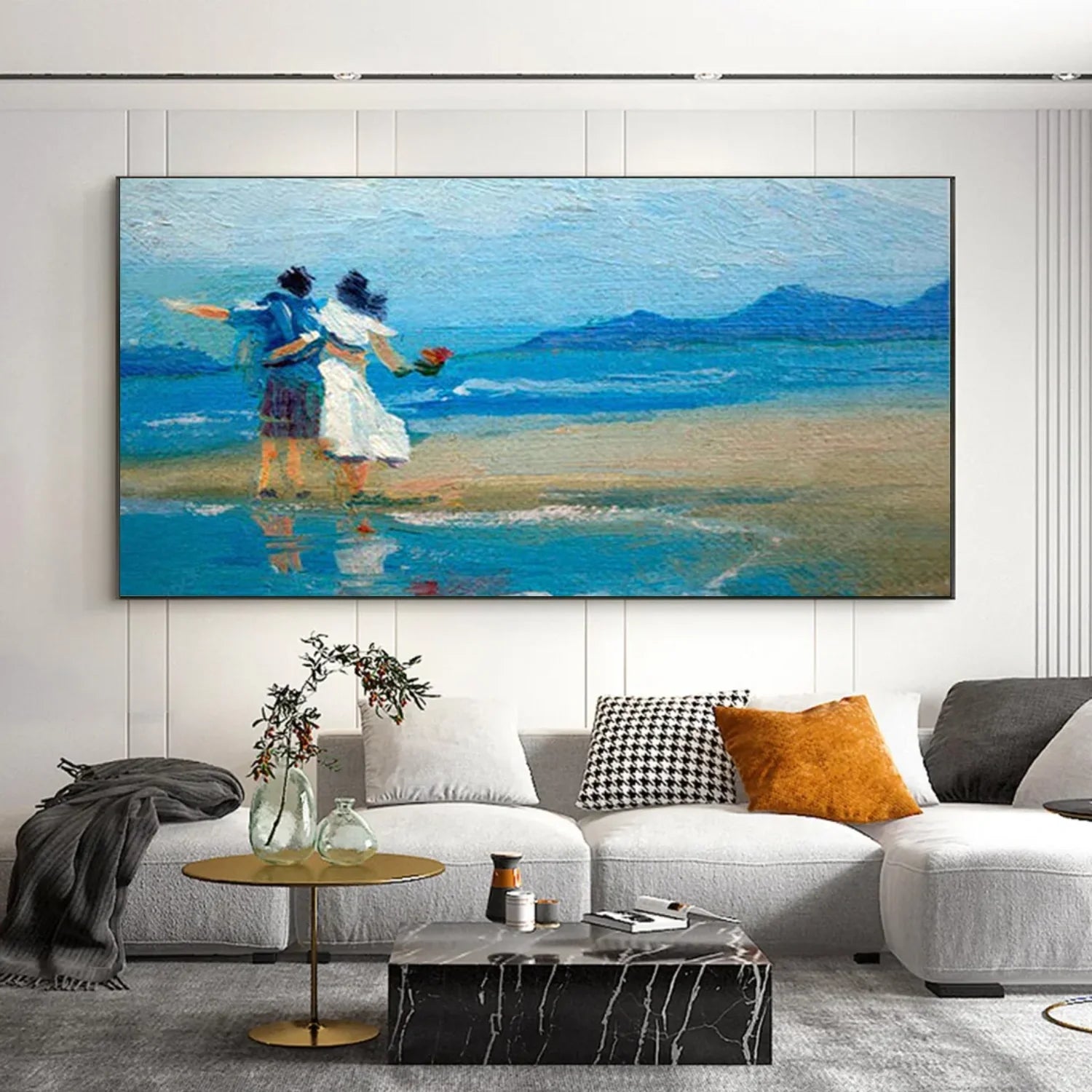 Sea & Sky Abstract Wall Art #MS290