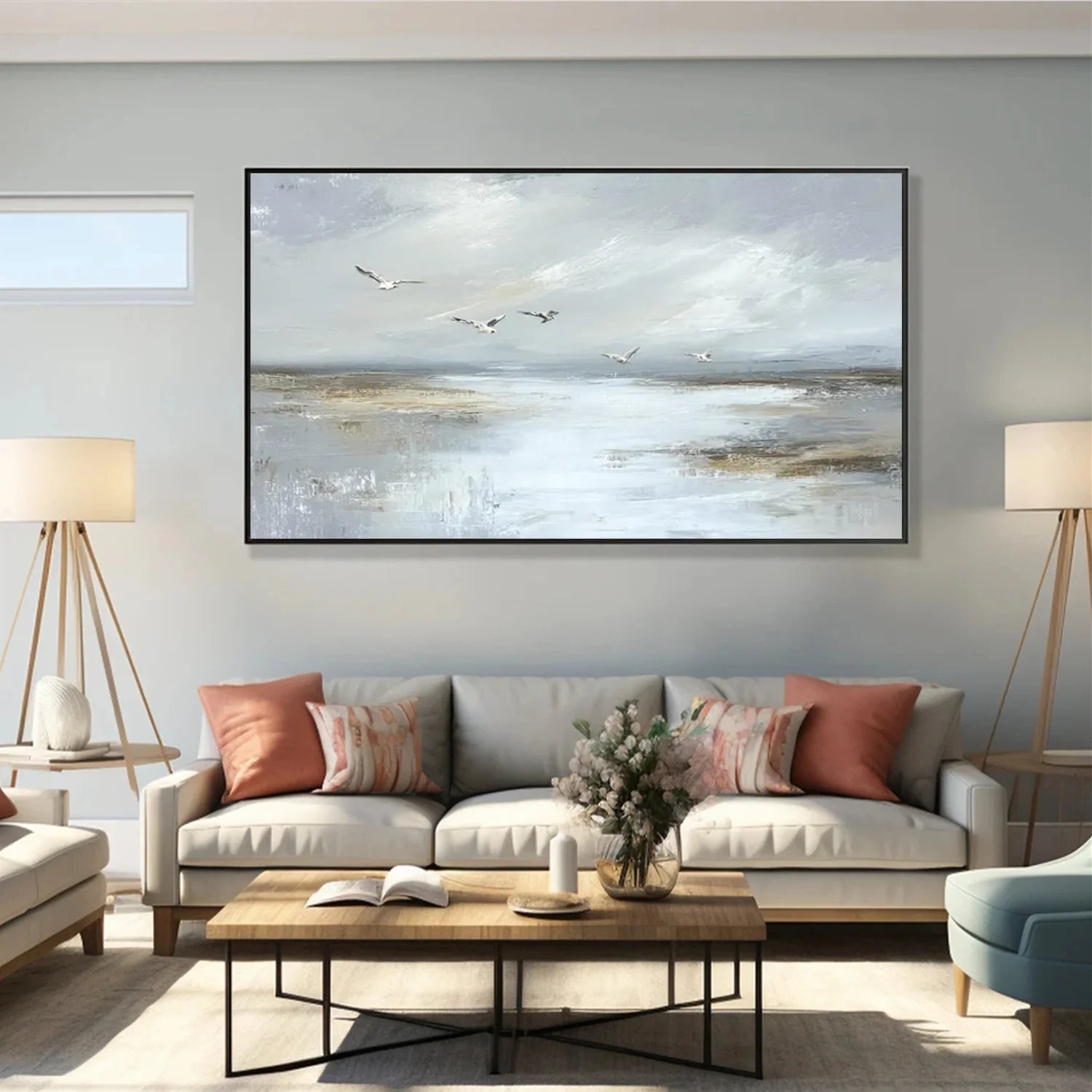 Sea & Sky Abstract Wall Art #MS259