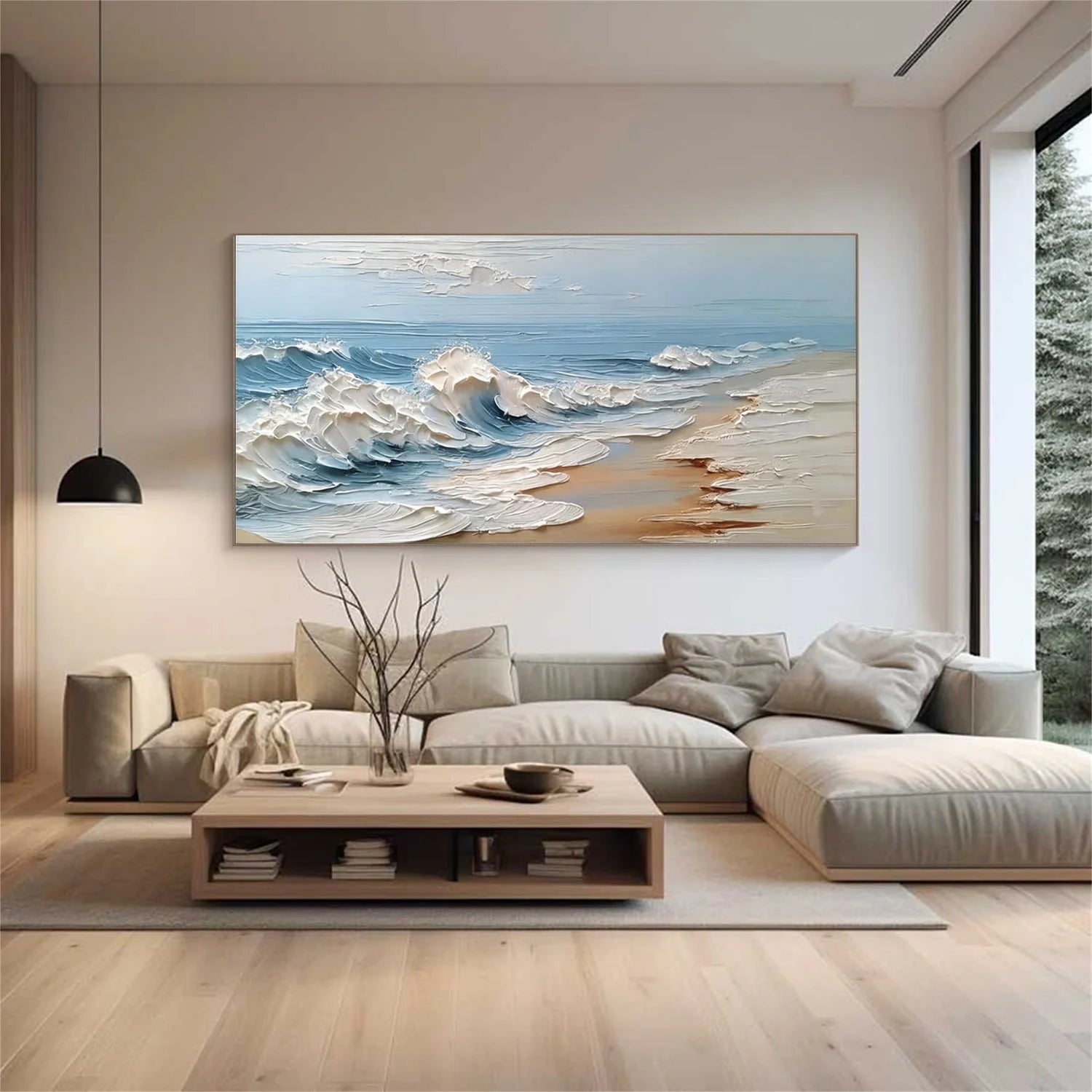 Sea & Sky Abstract Wall Art #MS296