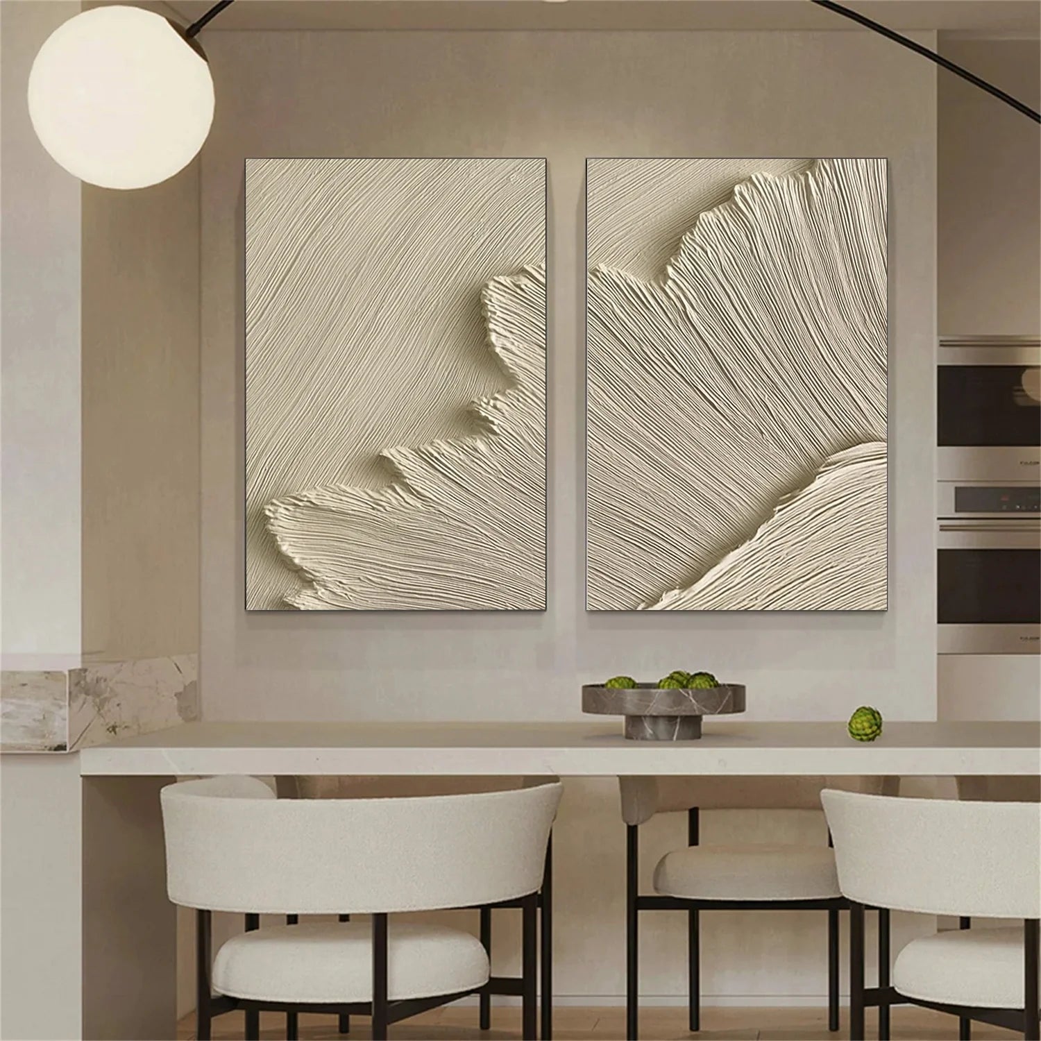 Sea & Sky Minimalist Textured Wall Art Set of 2 #MS248