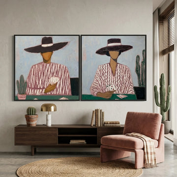 Vintage Americana Art Set of 2 #VA029