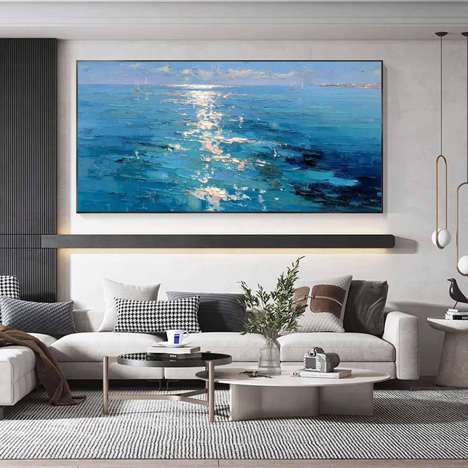 Sea & Sky Abstract Wall Art #MS264