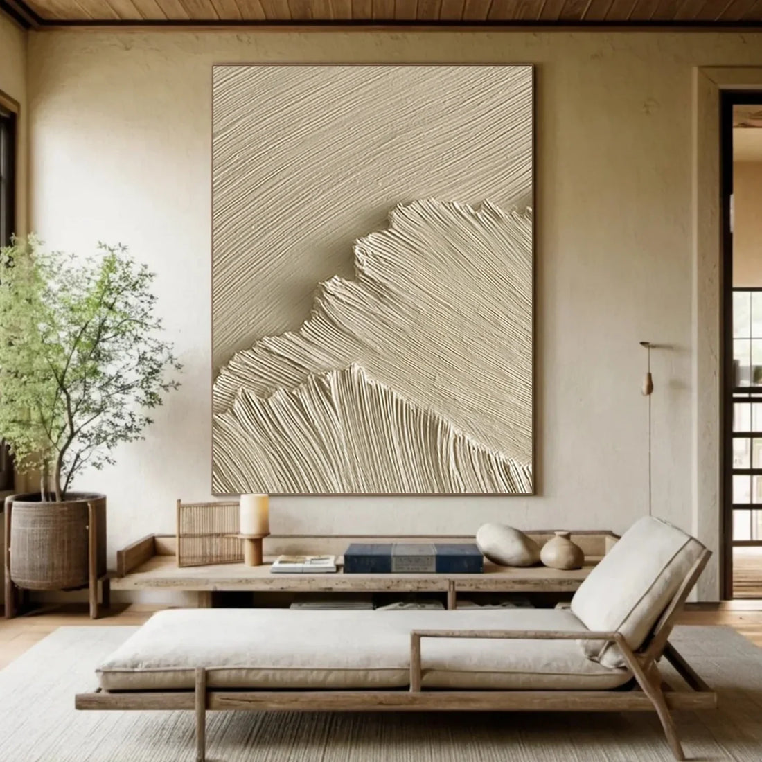 Sea & Sky Minimalist Textured Wall Art #MS247