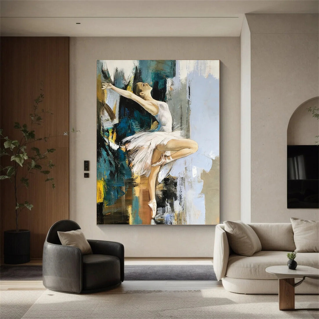 Abstract Portrait Wall Art #AP089