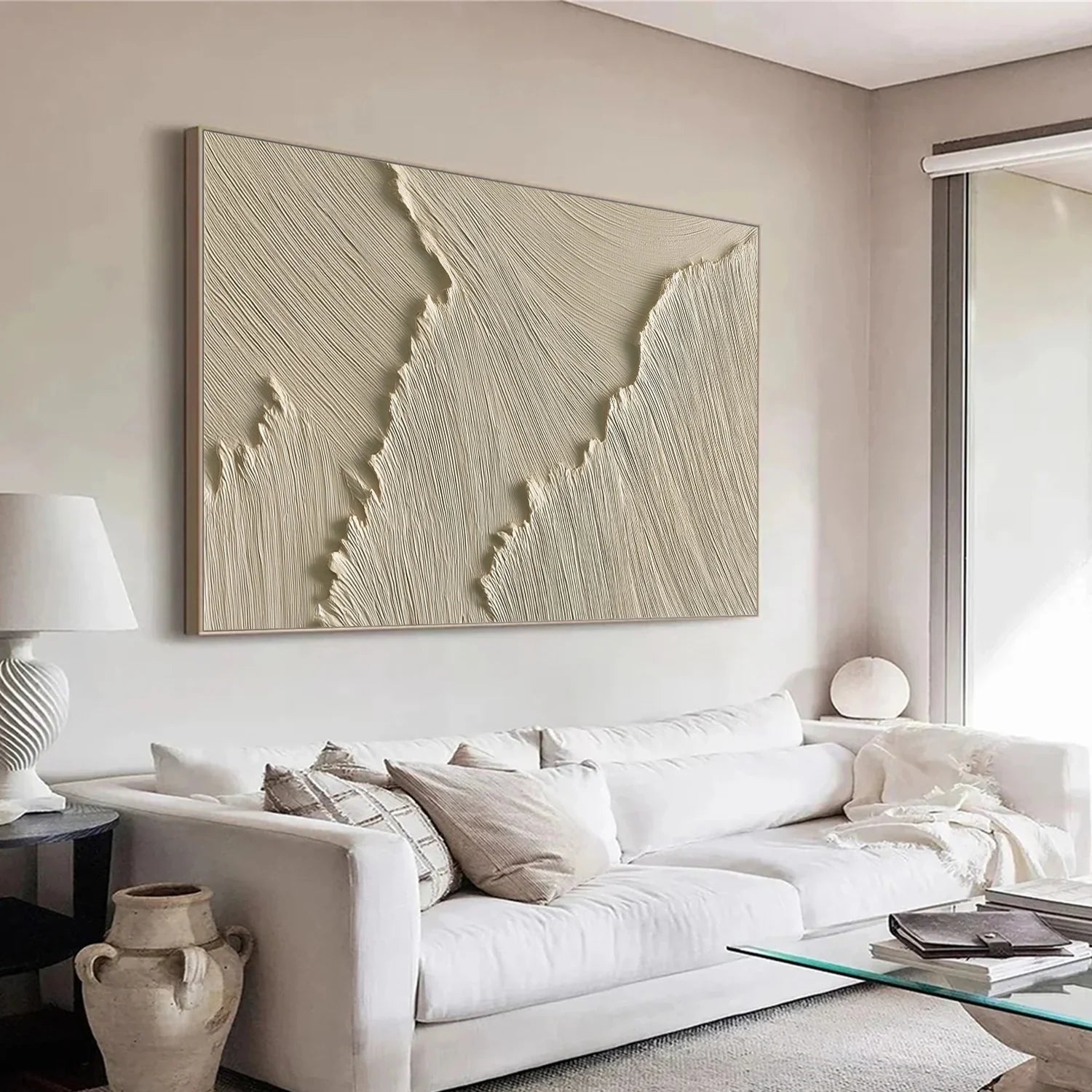 Sea & Sky Minimalist Textured Wall Art #MS245