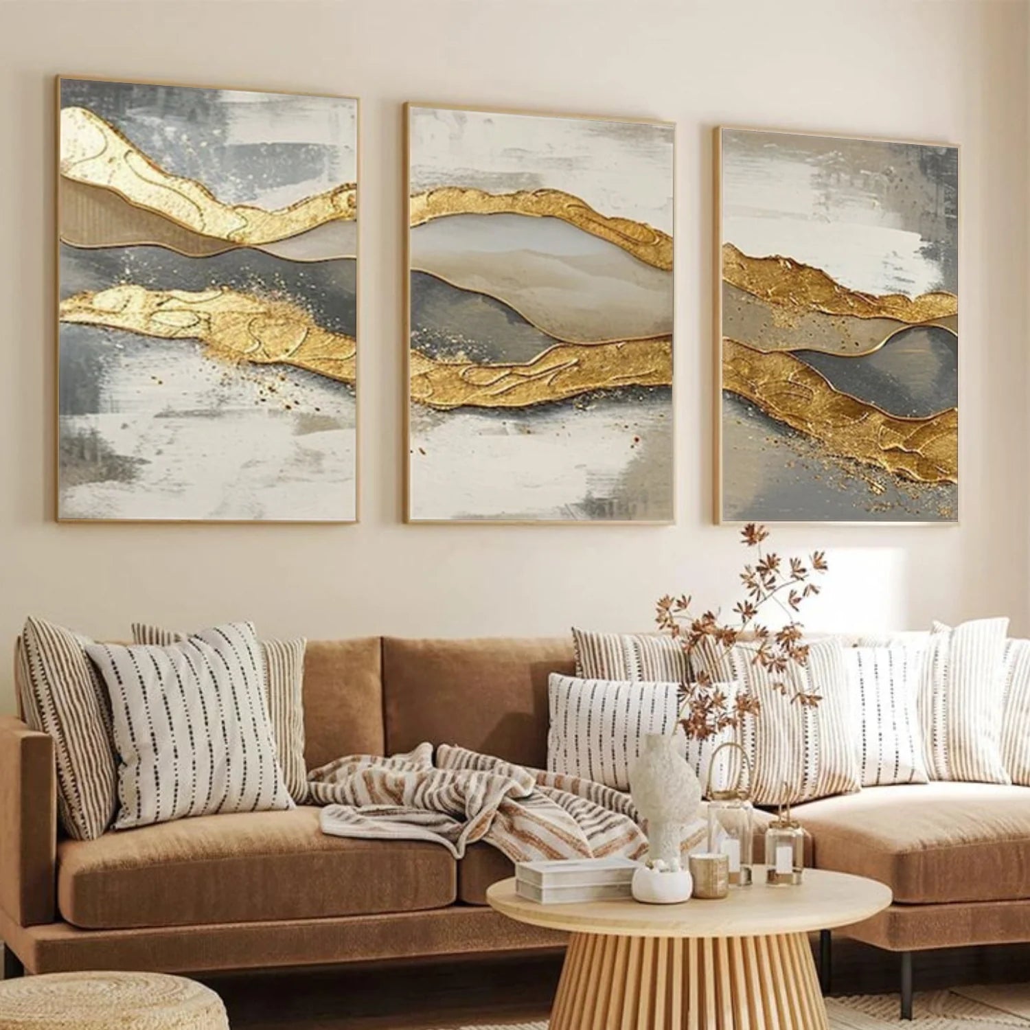 Abstract Canvas Art Set of 3 #WS978