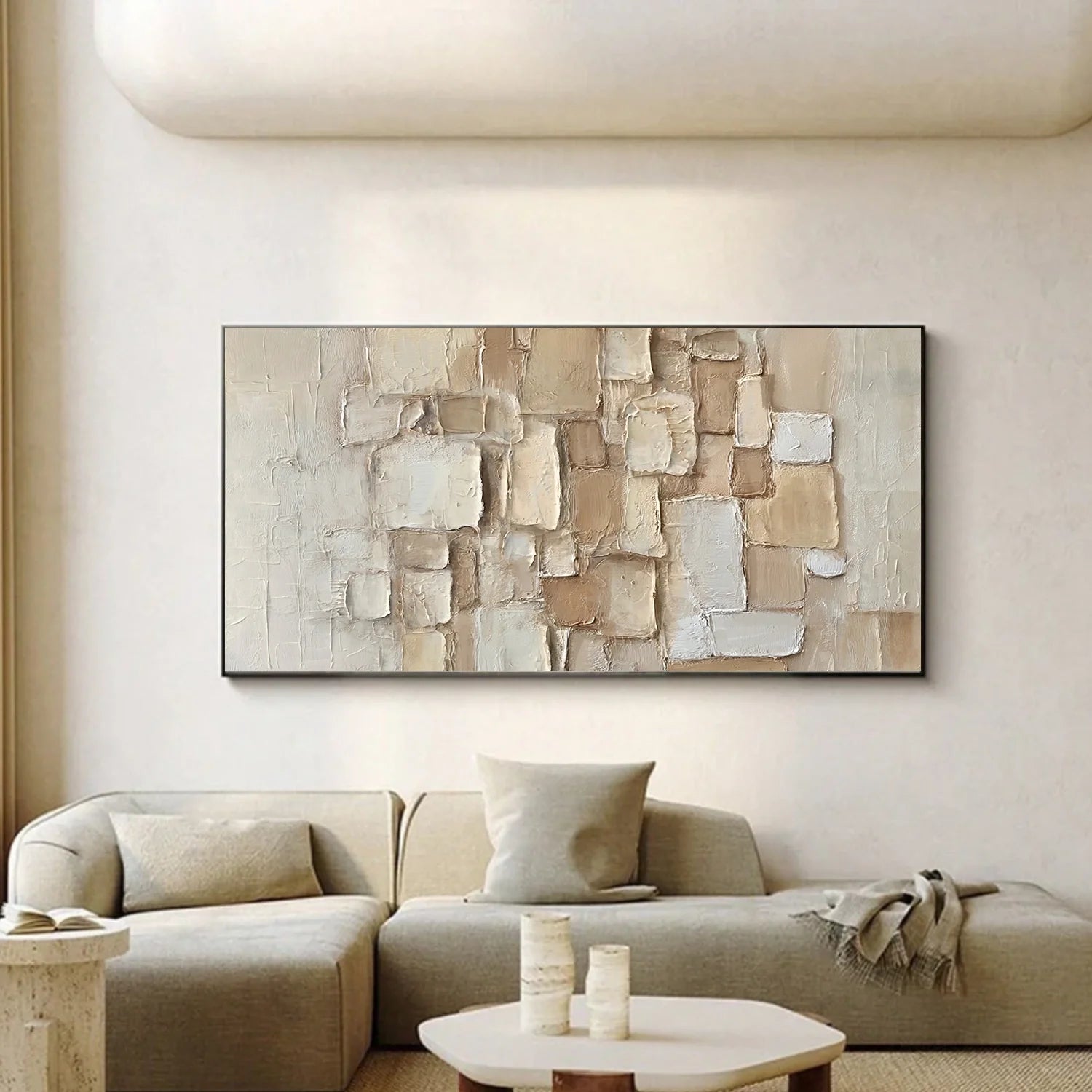 Abstract Textured Canvas Art #WS820