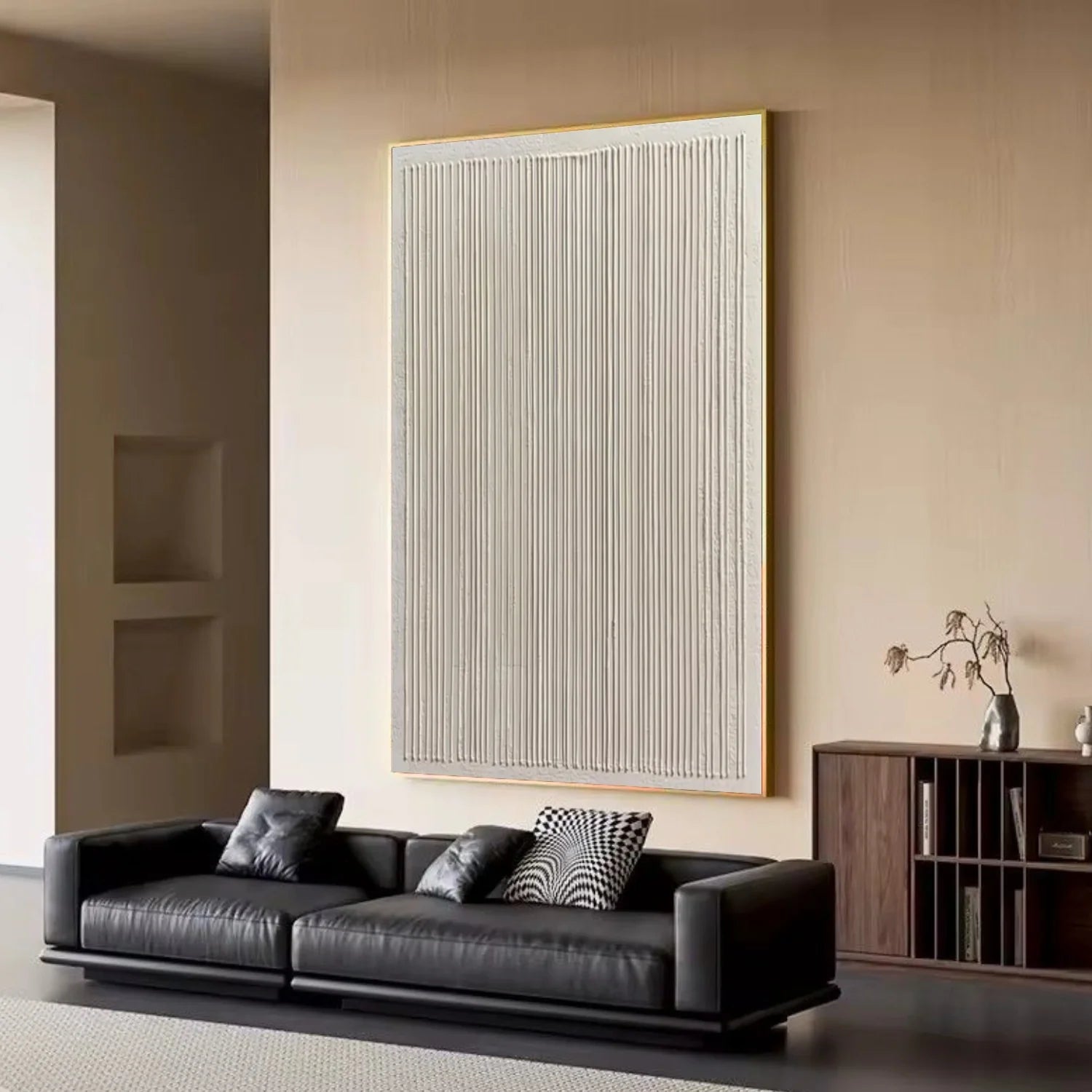 Minimalist Textured Canvas Art #MM356
