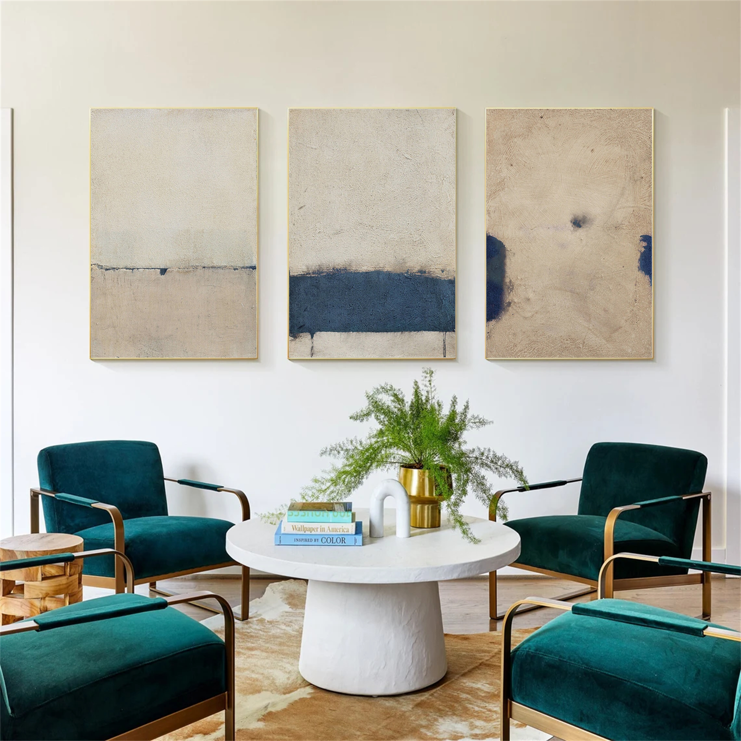 Wabi Sabi Canvas Art Set of 3 #WS657