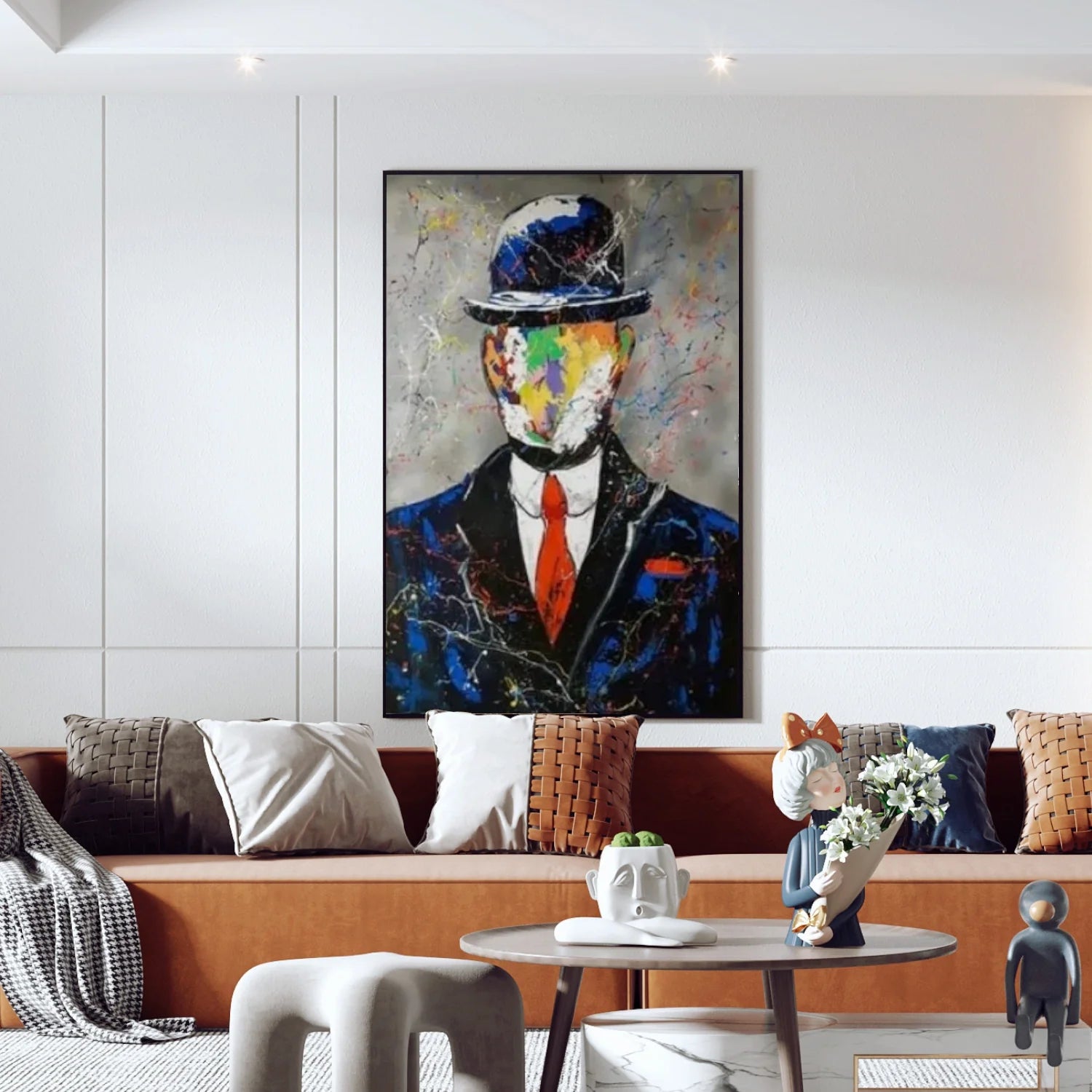 Abstract Portrait Wall Art #AP067
