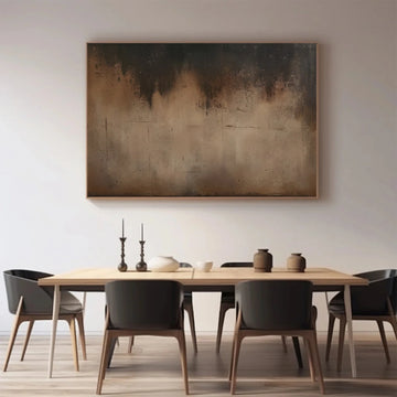 Beige and Brown Abstract Tranquility #WS522
