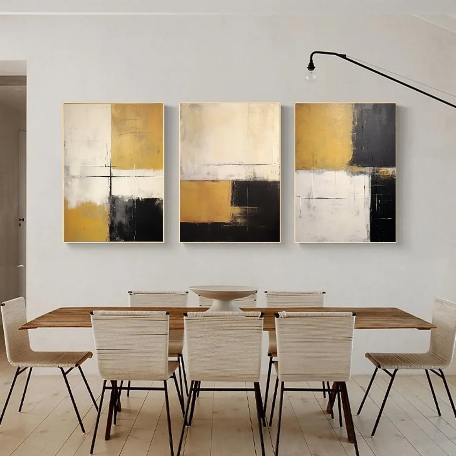 Abstract Canvas Art Set of 3 #WS681