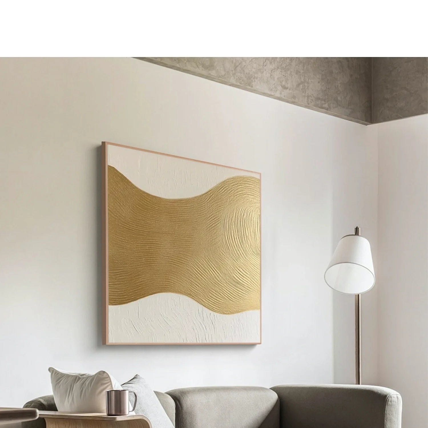 Minimalist Textured Canvas Art #MM373