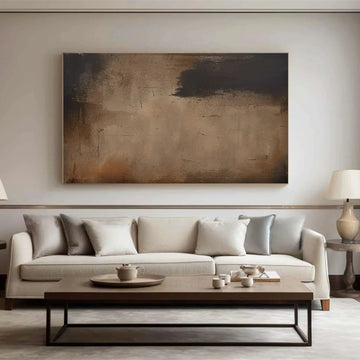Beige and Brown Abstract Tranquility #WS523