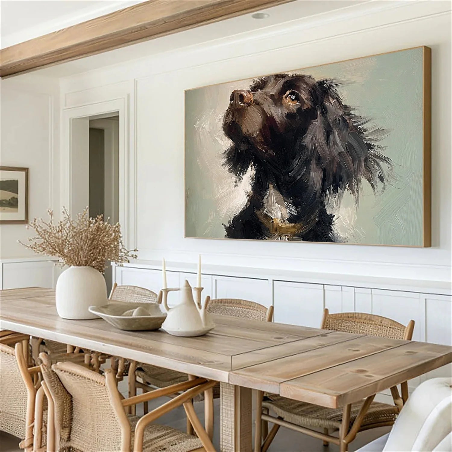 Abstract Animal Dog Wall Art #AL195