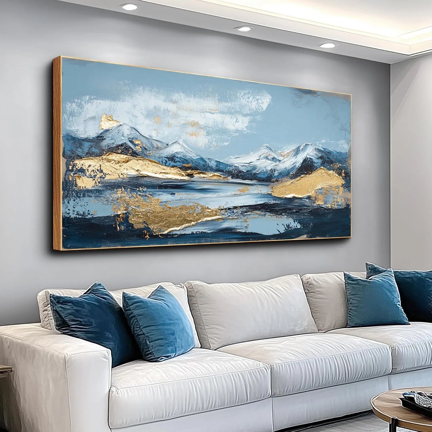 Minimalist Mountain Canvas Art #MM387