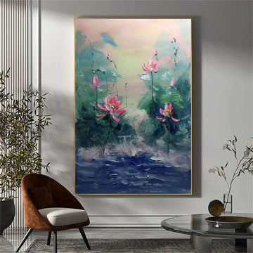 Flower & Tree Abstract Textured Wall Art #ML105